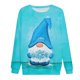thumbnail image 5 of Pntutb - Camiseta holgada con estampado de moda para mujer, blusa de manga larga, cuello redondo, tops casuales Pntutb Pntutb-1561, 5 of 5