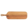 thumbnail image 5 of WHAMVOX 1Pcs Charcuterie Board Pizza Tray Wood 16.11x4.72in Acacia Wood For Restaurant Use, 5 of 8