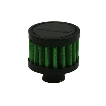 - Green Filter Crankcase Filter - ID .59in. / Base 2in. / Top 2in. / H 1.57in.
