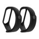 thumbnail image 1 of Miphee Paquete De 2 Bandas De Silicona Para Mi Band 4/3 Xiaomi Smartwatch Correa De Repuesto Negra, 1 of 1