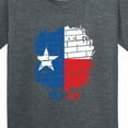 thumbnail image 4 of Inktastic Graffiti Texas State Flag Youth T-Shirt, 4 of 5