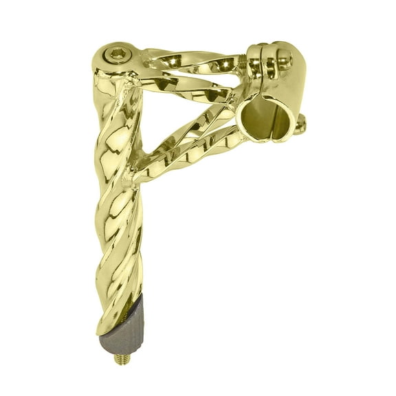 bike Double Twisted Lowrider Stem 22.2mm Gold.