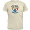thumbnail image 1 of Born and Raised New Jersey State Flag Mens T Shirt Natural 2XL, 1 of 1