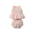 thumbnail image 2 of goowrom Baby Girls Daisy/Sun Printed Triangle Tops +Pants Suit, 2 of 9