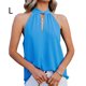 thumbnail image 2 of Blusa Sin mangas Qarigey Cuello con lazo para mujer Top básico diario AP011055-13, 2 of 5