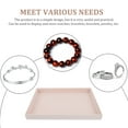 thumbnail image 2 of KAJNBN Jewelry Organizer Tray 1Pack Beige Rectangular Frame for Desktop Organization, 2 of 8