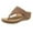 Brown, variant on Anuirheih Wedge Sandals for Women Summer Flip Flops Beach Comfortable Walking, Slip On Casual Slide Sandals(Black)
