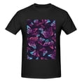 thumbnail image 4 of Bingfone Purple Butterfly Men'S Loose Fit Short-Sleeve Pocket T-Shirt, 4 of 7
