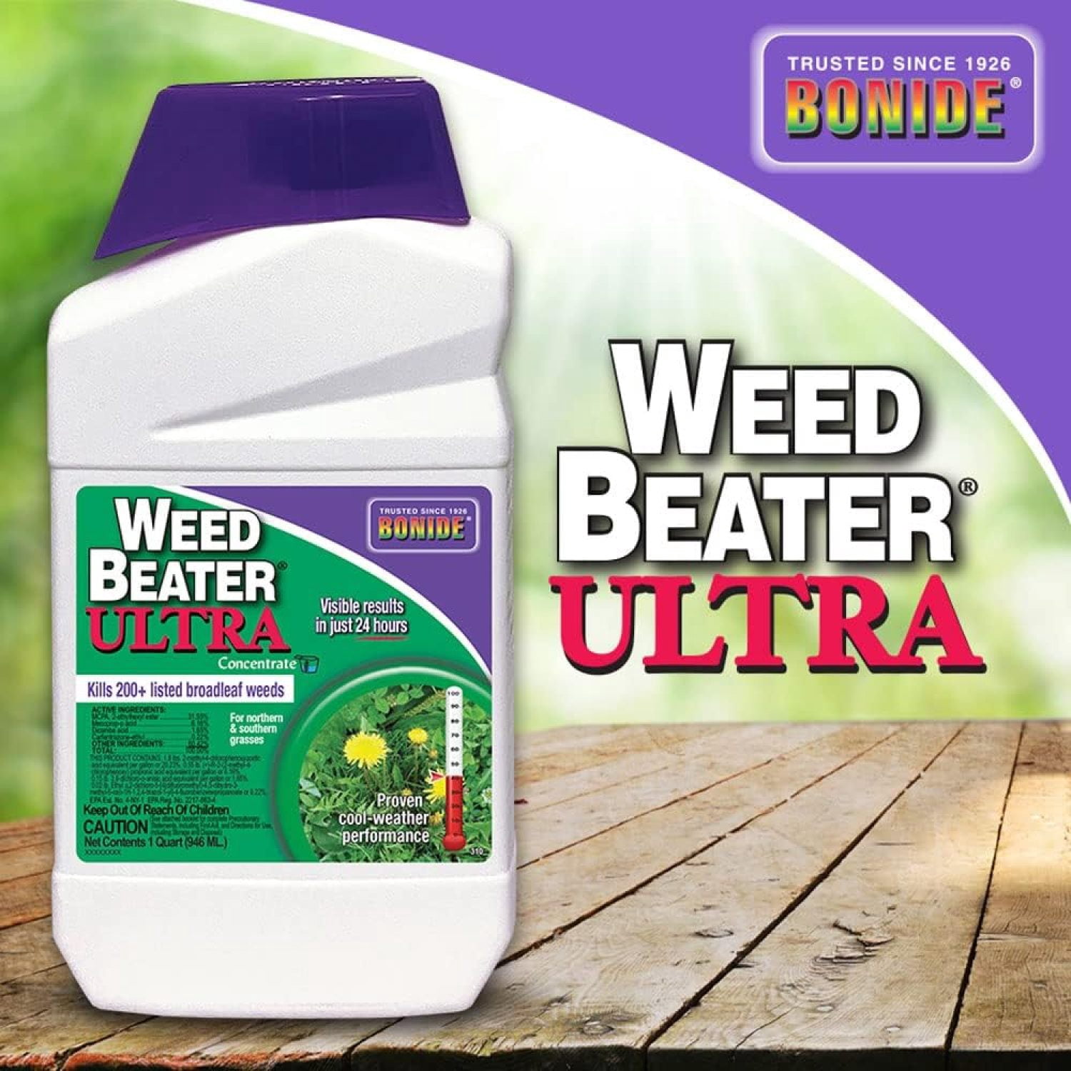 Bonide BND310 Beater Ultra Weed Killer Concentrate, 32 oz
