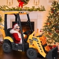 thumbnail image 4 of JCB 2 in 1 Kids Ride on Car Excavator & Bulldozer,Wisairt 12 V Battery Powered Electric Vehicle w/ Remote Control,Bucket,Digger,Handle(Yellow), Ages 3-6, 4 of 8