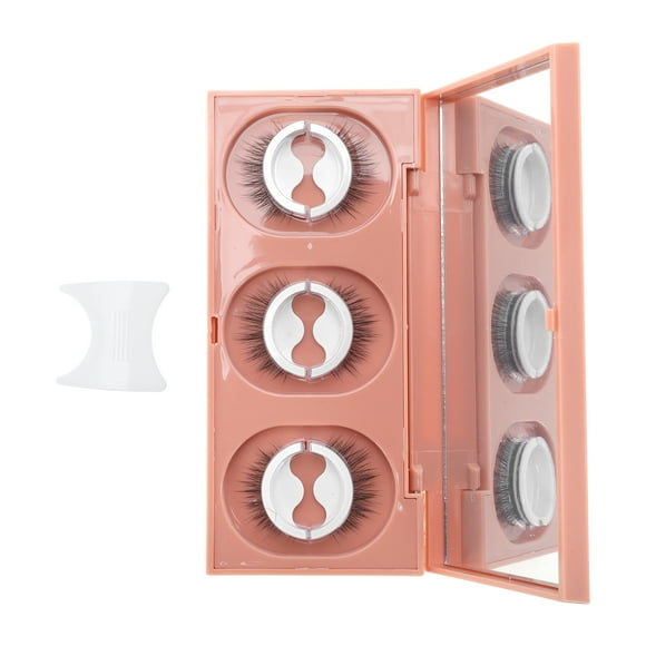 Unique Bargains 3 pares de pestañas postizas para maquillaje negro W09
