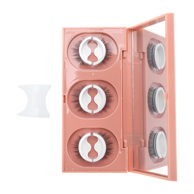 Unique Bargains 3 pares de pestañas postizas para maquillaje negro W09