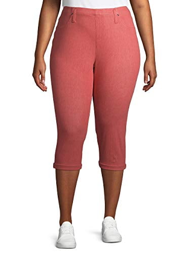 walmart plus size capri jeggings