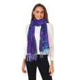 thumbnail image 2 of FORMRS Womens Scarf Winter Soft Long Big Warm Shawls Wrap Tassel Scarves, Dark Mushrooms Pattern, 2 of 9