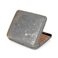 thumbnail image 1 of Retro Cigarette Case Stainless Steel Nickel-plated Cigarette Case Metal Cigarette Case Compitiabe With 20 Cigarettes, 1 of 4