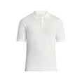 thumbnail image 3 of Free Assembly Men's Textured Sweater Polo with Short Sleeves, Sizes S-3XL, 3 of 5