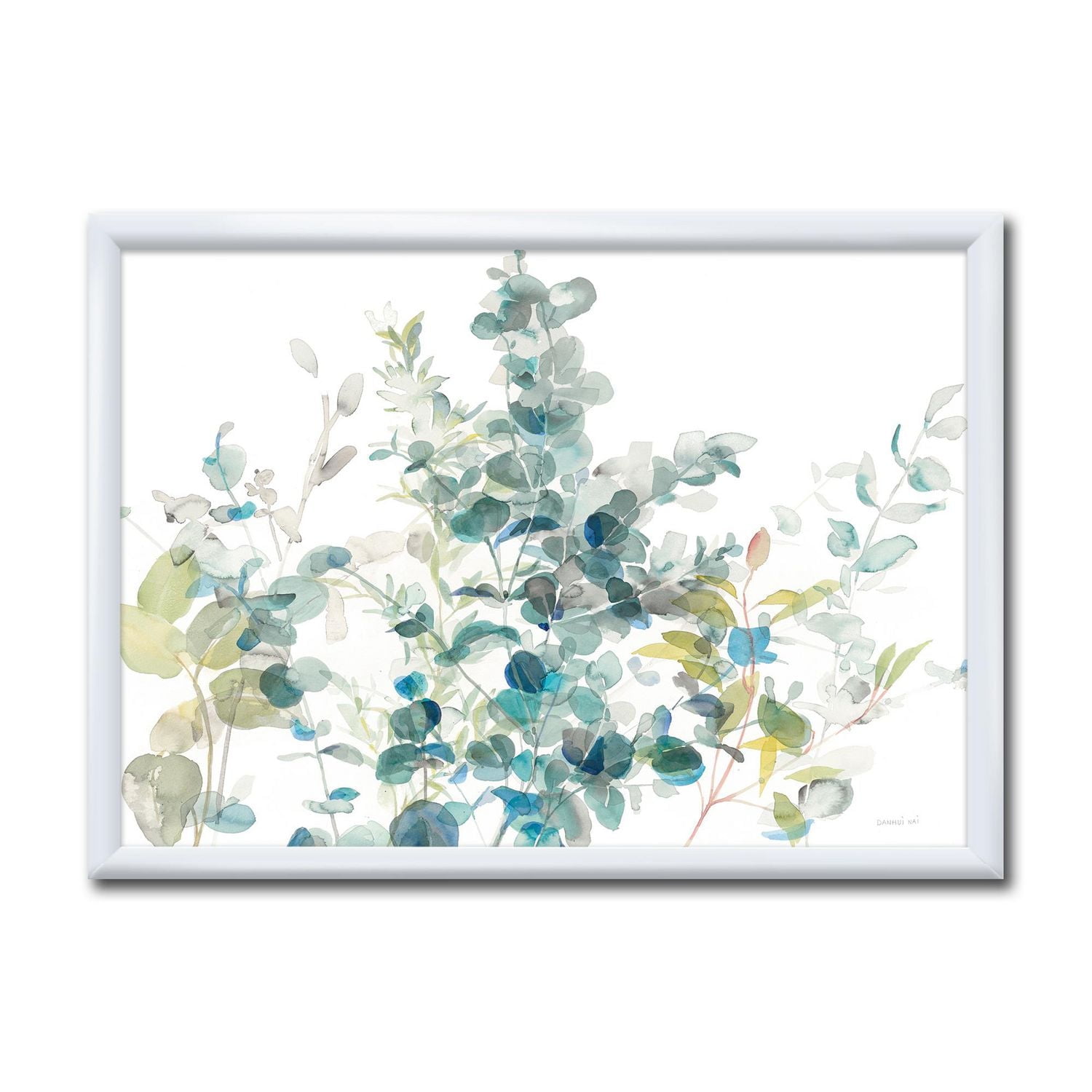 Designart Eucalyptus Natural Element Framed Wall Art
