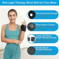 thumbnail image 4 of 850nm Near Infrared Red Light Therapy Wrist Wrap Pad Belt For Pain Relief Joint, 4 of 5