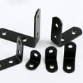 thumbnail image 1 of FONDOTIN 12pcs Shaped Corner With Screws For Furniture Support Angle Brackets For Cabinets Shelves And Projects, 1 of 8