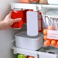 Travelwant Refrigerator Organizer Plastic Fridge Water Bottle Storage Dispenser, Pop Soda Can