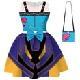 thumbnail image 1 of Girls K-pop Demon Hunters co-stume cos-play, Huntrix Zoey Kpop Singers Dance Stage Role Play Halloween Outfits for Party, 1 of 7