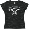 thumbnail image 3 of Inktastic Life Behind Bars Motorcycle Women's T-Shirt, 3 of 5