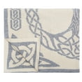 thumbnail image 2 of SAOL Bed Scarf Throw Three of Life Bed Runner Blanket Decorative for Couch Sofa Soft Wool Blend (Grey, King 84"x32"), 2 of 2