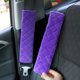 thumbnail image 4 of Cubierta Del Cinturón De Seguridad Del Automóvil 2 uds., funda para cinturón de seguridad de coche, cinturón de seguridad de felpa, hombrera, decoración interior (púrpura) Sywqhk Accesorios para autos y motos, 4 of 5