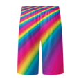 thumbnail image 2 of Aayomet Swim Shorts Men Beach Shorts Breathable Tether Print Board Shorts (Purple, S), 2 of 5