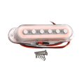 thumbnail image 1 of Pastilla de guitarra de bobina simple, pieza de metal para guitarra eléctrica, reemplaza la pastilla del puente del mástil. Cuello, 1 of 9