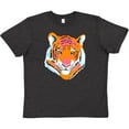 thumbnail image 3 of Inktastic Tiger Head Youth T-Shirt, 3 of 5