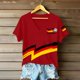 thumbnail image 4 of Women's Germany Football Graphic T-Shirt, V-Neck Casual Letter Print T-Shirt, Fashion Short Sleeve Graphic Tee, Summer Daily Lightweight Tops for Soccer Tournament 2026 Red Size: S, 4 of 4