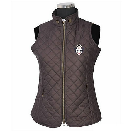 Equine Couture Ladies Denisson Vest 3X Chocolate