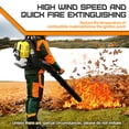 thumbnail image 6 of Sesslife Backpack Leaf Blower 248 MPH at 530 CFM 52cc Gas Powered Leaf Blower & Vacuum, Low Noise, 6 of 12