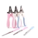 thumbnail image 5 of Nail clippers corticulares, cortadores de uñas para perros, punzón integrado, mango curvo, duradero acero inoxidable, fácil de usar, para gatos y perros, para salones de mascotas, portátil,, 5 of 8