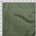 thumbnail image 3 of oneOone Georgette Viscose Fabric Leaves & Floral Block Decor Fabric Printed BTY 42 Inch Wide, 3 of 4