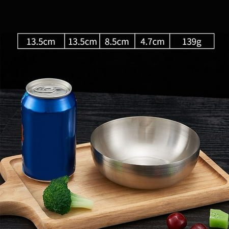 

GYZEE Stainless Steel Serving Dishes Dipping Sauce Snack Dish Plates 4