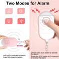 thumbnail image 5 of Alarma de emergencia personal CHAO Yjmei 130 dB color rosa recargable con linterna LED, 5 of 5