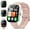 Rose Gold, variant on WeurGhy Smart Watch for Women Men, Fitness Tracker, 110  Sports Modes, Bluetooth Call and Music Control, 1.91" HD Touchsreen, IP68 Waterproof, Rose Gold