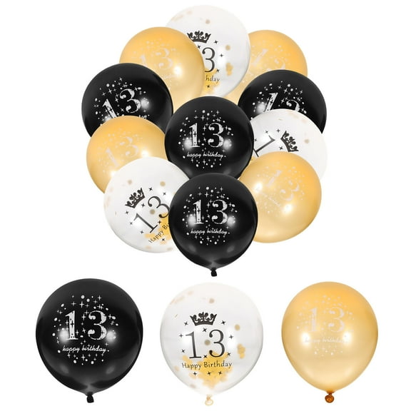 GOOHOCHY 12 Pcs Birthday Party Decoration Decorations Balloons