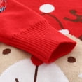thumbnail image 7 of FUZHIQ Girl Sweaters Reindeer Print Christmas Top Crew Neck Xmas Fall Winter Outfits for 18-24 Months, 7 of 7