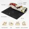thumbnail image 5 of Entryway Rug 2'x3', Gnomes Sunflowers Kitchen Runner Rugs Non-Slip Carpet Mats, Fantasy Daisy Floral Bee Natural Rustic Bedside Rugs Runners Washable Floor Carpet for Bathroom Laundry Room, 5 of 6