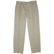 Men's Twill Stain-Free Pleated Pant