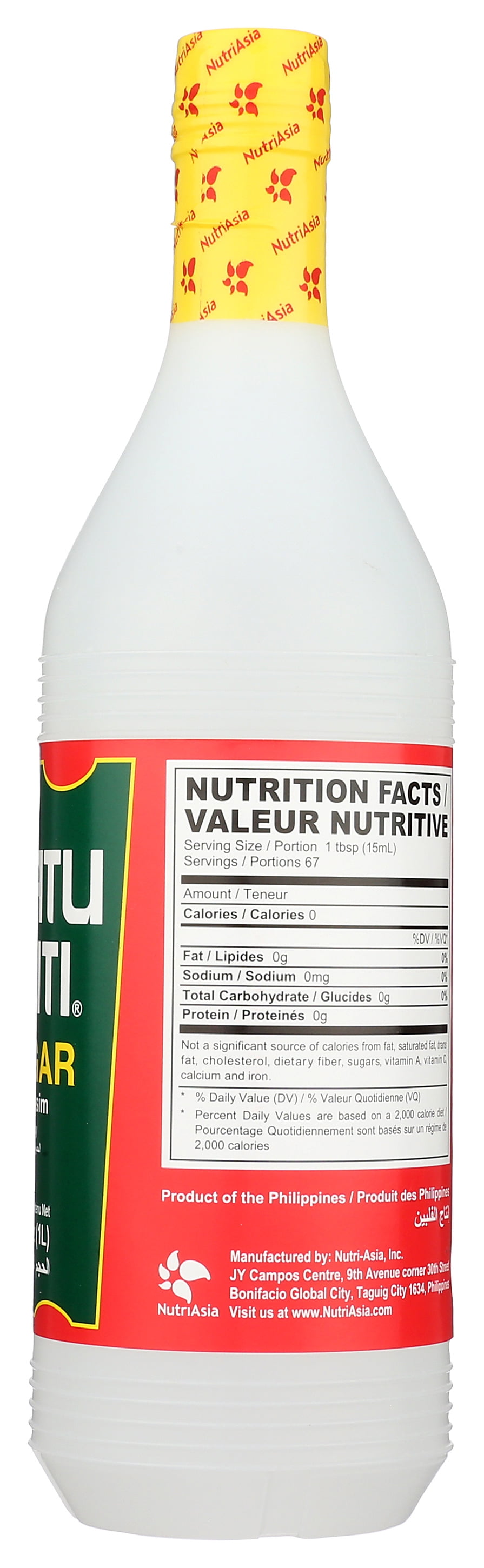 Datu Puti Spiced Filipino Vinegar 33.8 Fl oz, 1 count, Plastic Bottle