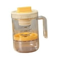 thumbnail image 3 of Colador de yogur griego con tapa, multifuncional, capacidad de 450 g, accesorios de cocina amarillo, 3 of 9