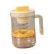 thumbnail image 3 of Colador de yogur griego con tapa, multifuncional, capacidad de 450 g, accesorios de cocina amarillo, 3 of 9
