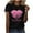 Black, variant on Njagoc3 Breast Cancer Awareness Swirl Tee Womens Pink Ribbon Watercolor Print Breathable Jersey