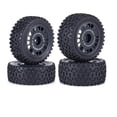 thumbnail image 1 of ZheElen RCGOFOLLOW Plastic Durable Wheel Rims Tyre For 1/10 Rc Wheel Rims Tyre TT-02B 104001 RC Car Part RC Car Accessories Black, 1 of 6