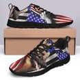 thumbnail image 4 of German Shepherd The Thin Blue Line America Us Running Shoes Sneakers Mesh Black Size 3.5, 4 of 5