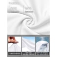 thumbnail image 6 of NELEUS Womens 27" Wide Leg Pants Athletic Yoga Leggings Casual Sweatpants Stretch Dress with Pockets,White,US Size L, 6 of 12